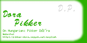 dora pikker business card